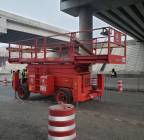 سيزر لفت مقصية كهرباء وديزل مانلفت 8متر 10متر 12 م, الشاحنات , رافعة