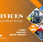 forklift Rental ScissorLifts Manlift Cranes mobile, الشاحنات , رافعة