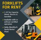 رافعات شوكية للإيجار بسائق أو بدون – خدمة يومية وش, Trucks & Special Vehicles, Crane