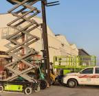 سيزرلفت مانلفت سقالة سقالات ايجار, الشاحنات , رافعة