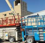 سيزرلفت مانلفت سقالة سقالات كهرباء ديزل , سيزرلفت مانلفت سقالة سقالات كهرباء ديزل ايجار يومي, التجار والبناء, سقالة